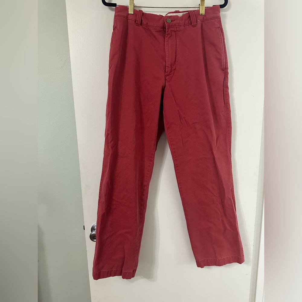 Men’s J Crew Nantucket Red Chino Khakis Straight Leg